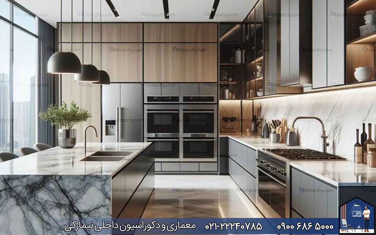 nimarchy.com - کابینت مدرن یا نئوکلاسیک