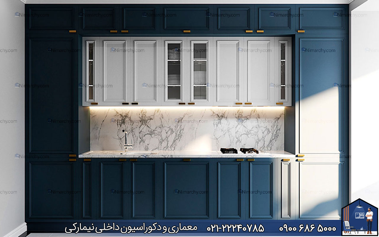 nimarchy.com - کابینت نئوکلاسیک پلی اورتان