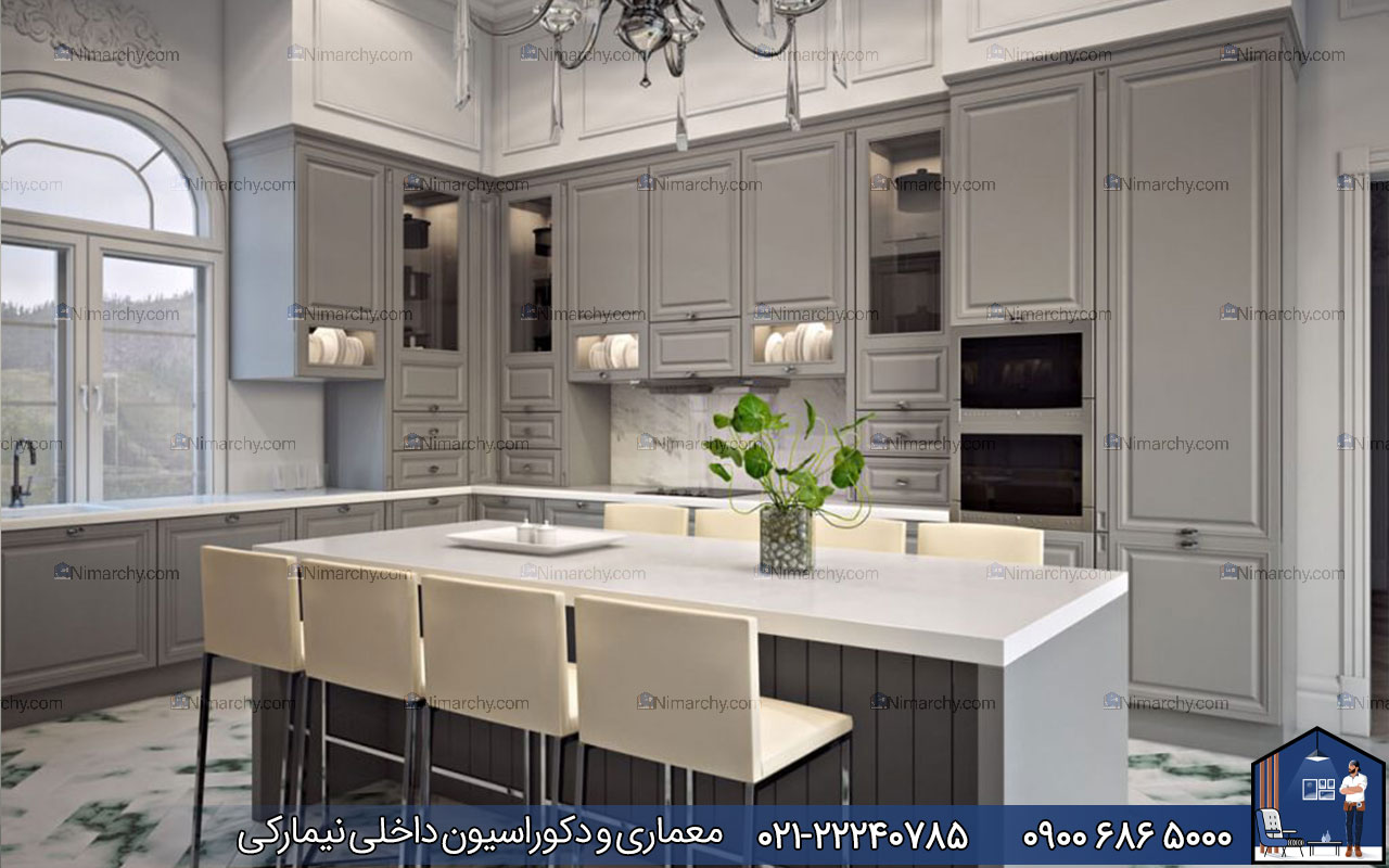 nimarchy.com - کابینت نئوکلاسیک پلی اورتان