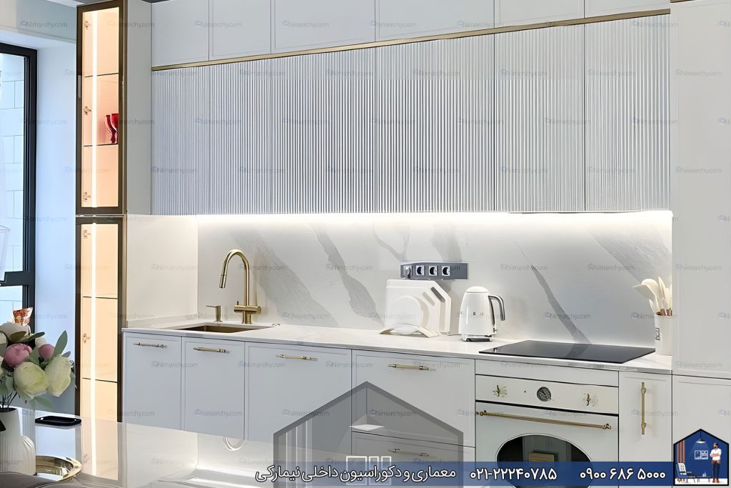 Nimarchy.com - کابینت آشپزخانه مدرن پروژه گرگان