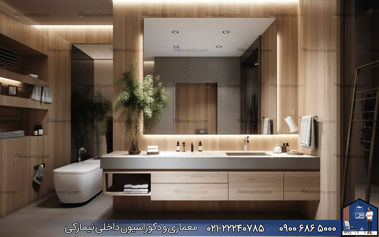 nimarchy.com - دکوراسیون داخلی مدرن سرویس بهداشتی
