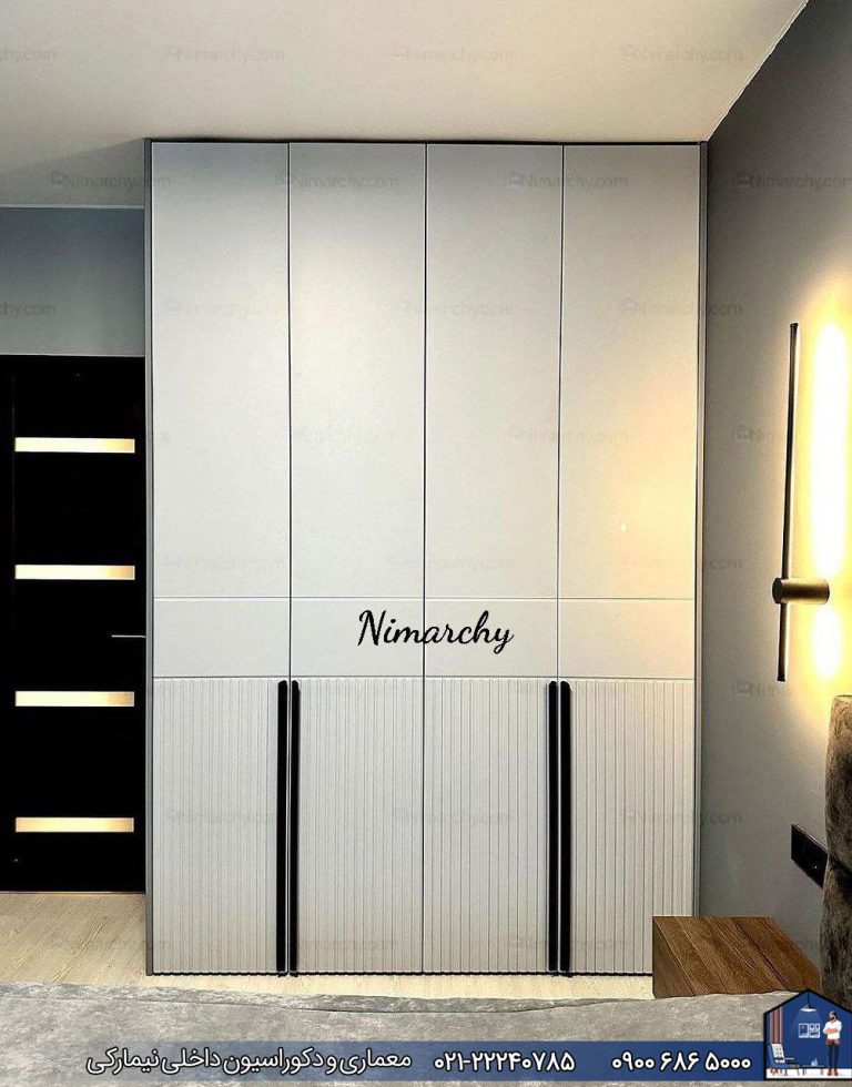 Nimarchy.com - کمد دیواری مدرن رنگ پلی اورتان