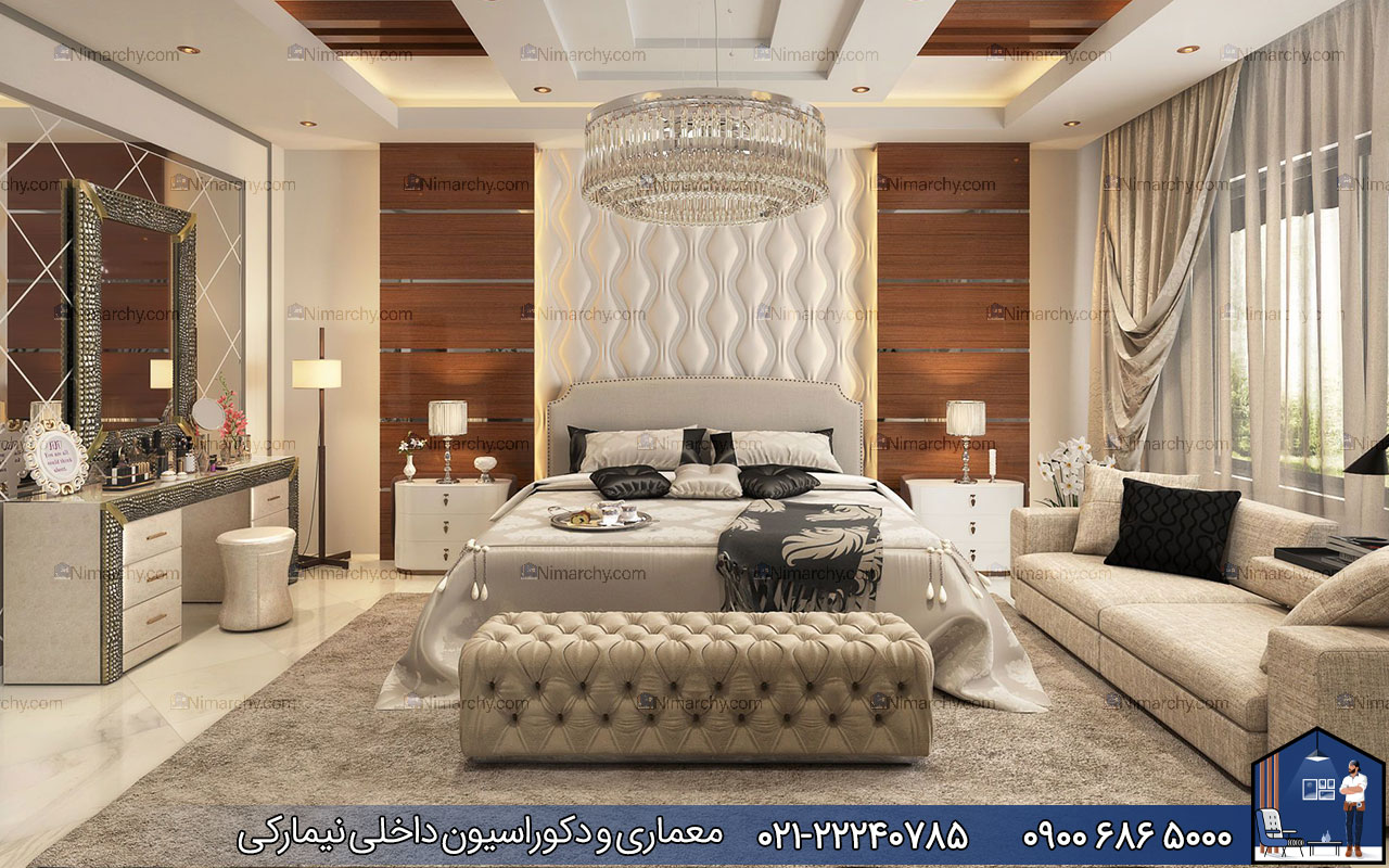 nimarchy.com - دکوراسیون داخلی اتاق خواب زن و شوهر