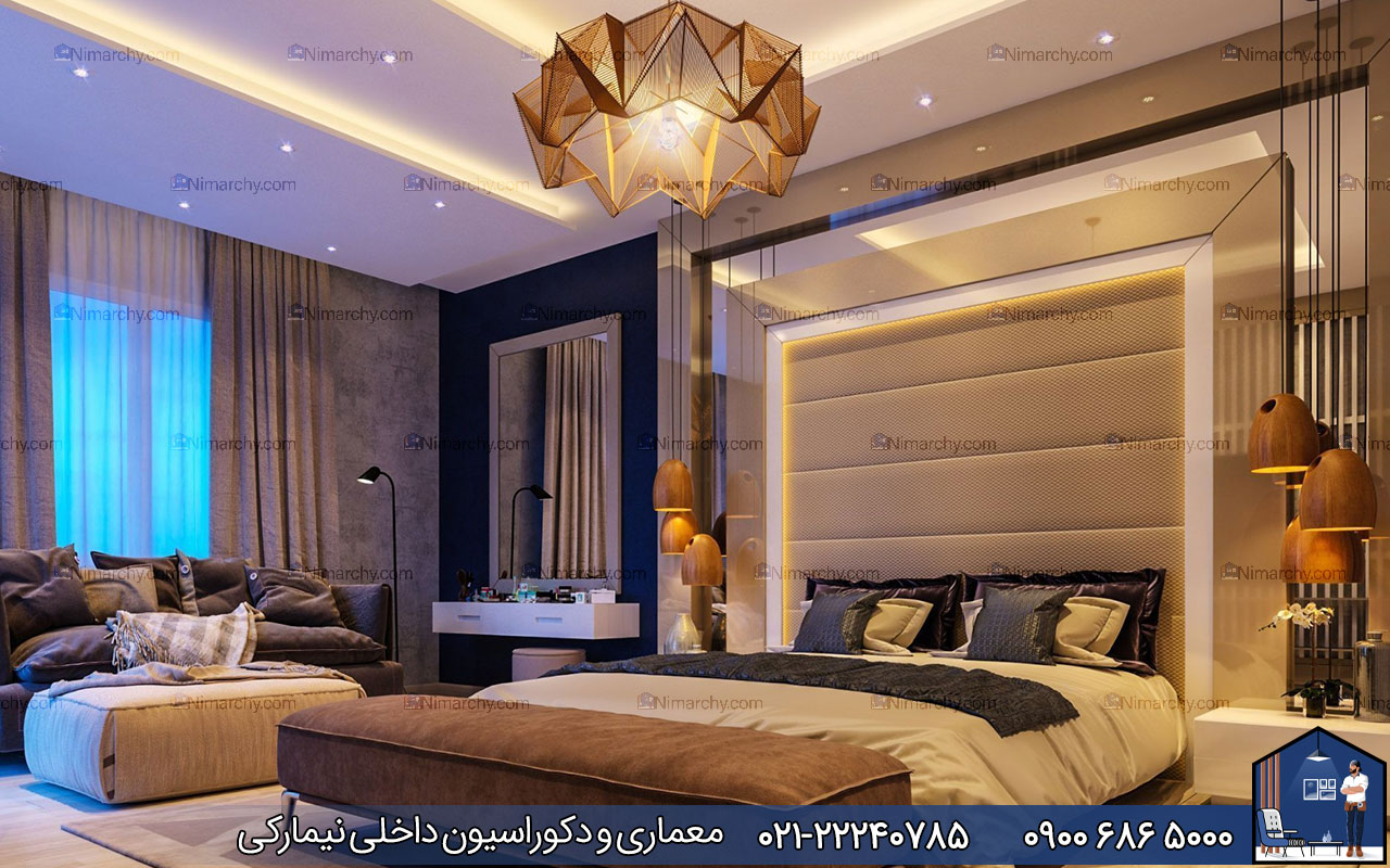 nimarchy.com - دکوراسیون داخلی اتاق خواب زن و شوهر