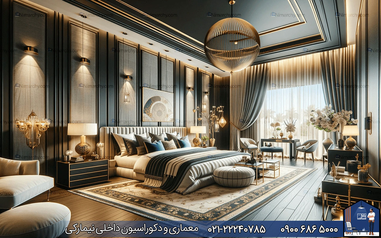 nimarchy.com - دکوراسیون داخلی اتاق خواب زن و شوهر
