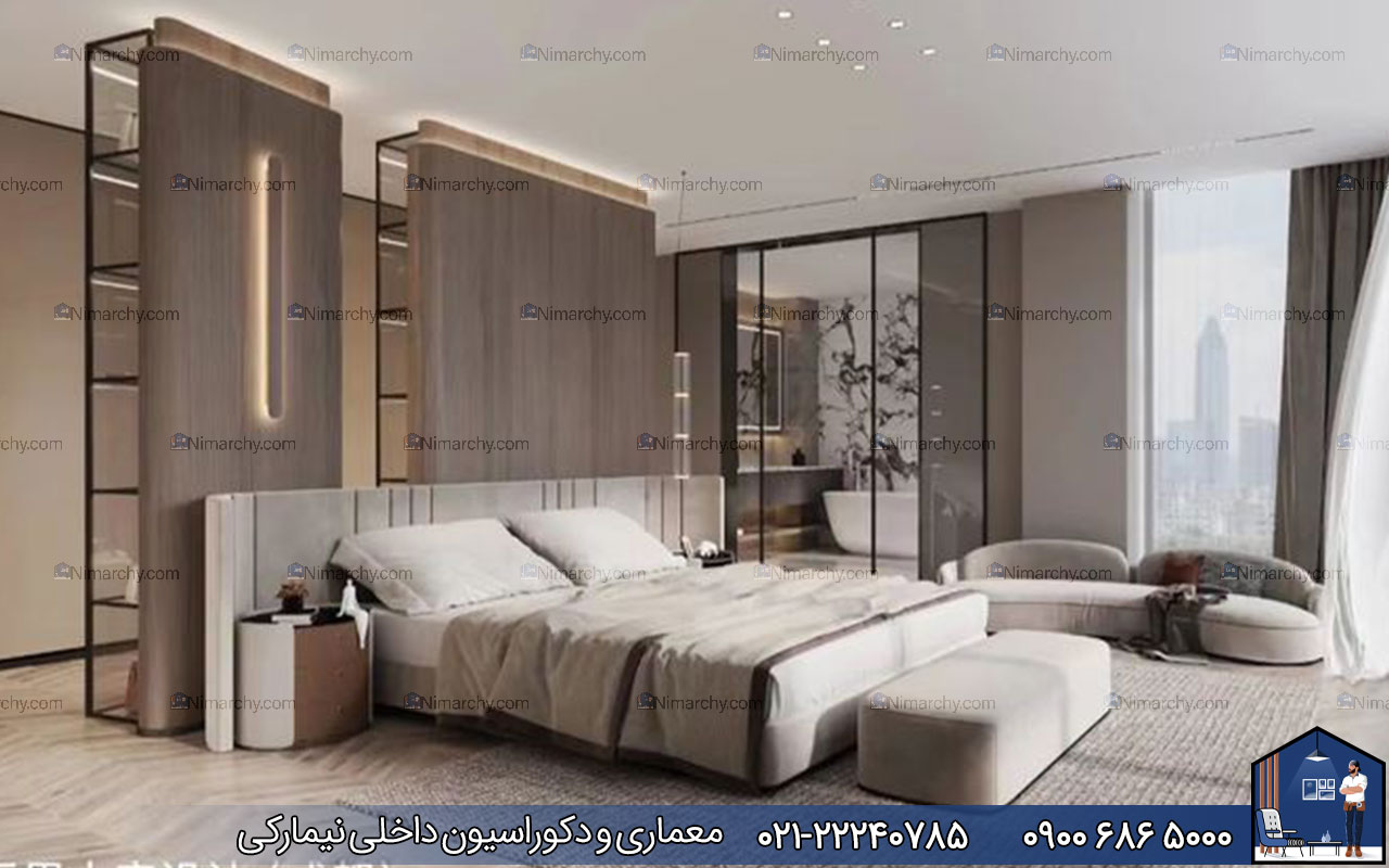 nimarchy.com - دکوراسیون داخلی اتاق خواب زن و شوهر