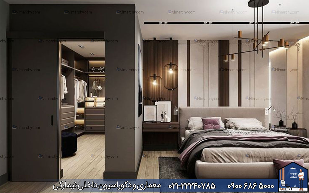 nimarchy.com - دکوراسیون داخلی اتاق خواب زن و شوهر
