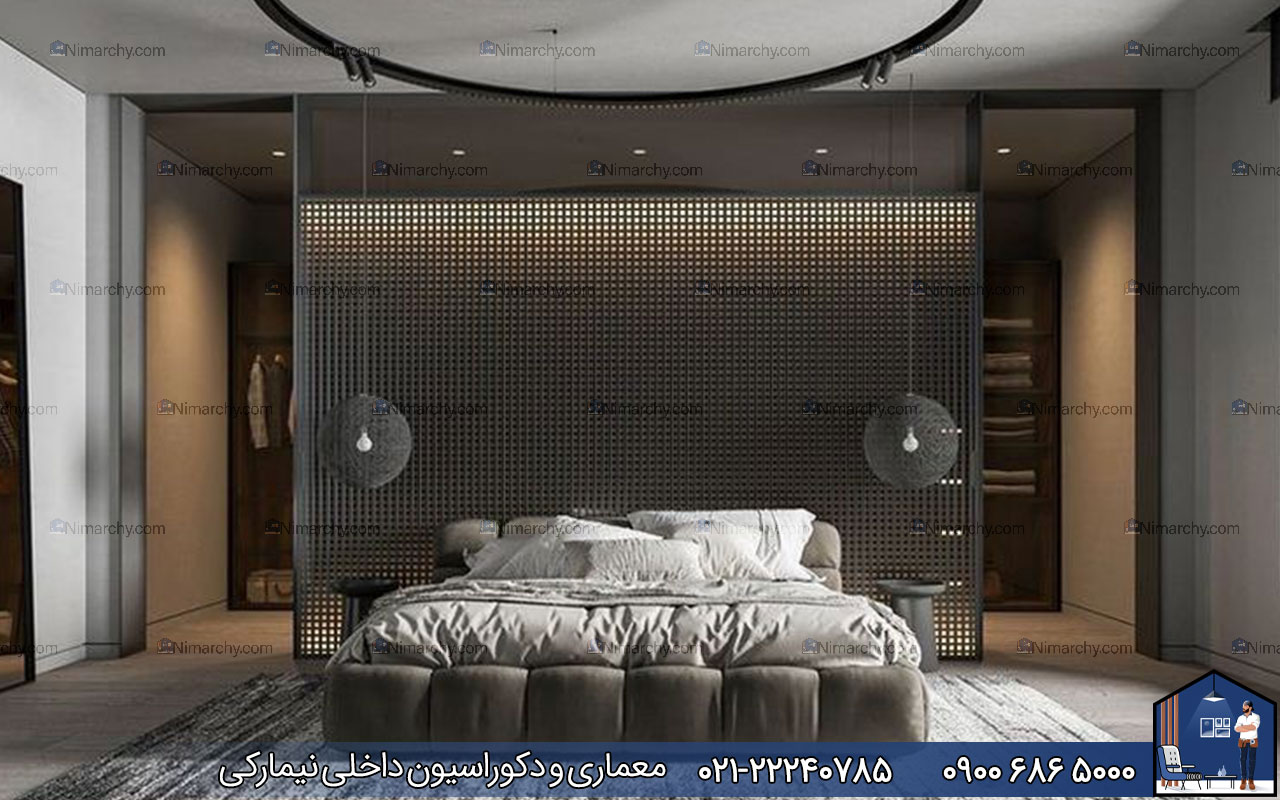 nimarchy.com - دکوراسیون داخلی اتاق خواب زن و شوهر