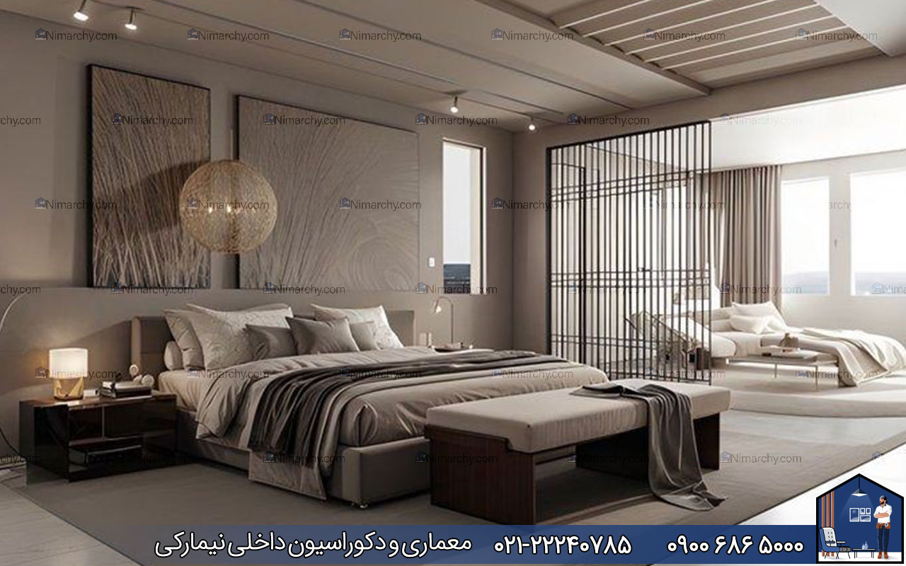nimarchy.com - دکوراسیون داخلی اتاق خواب زن و شوهر
