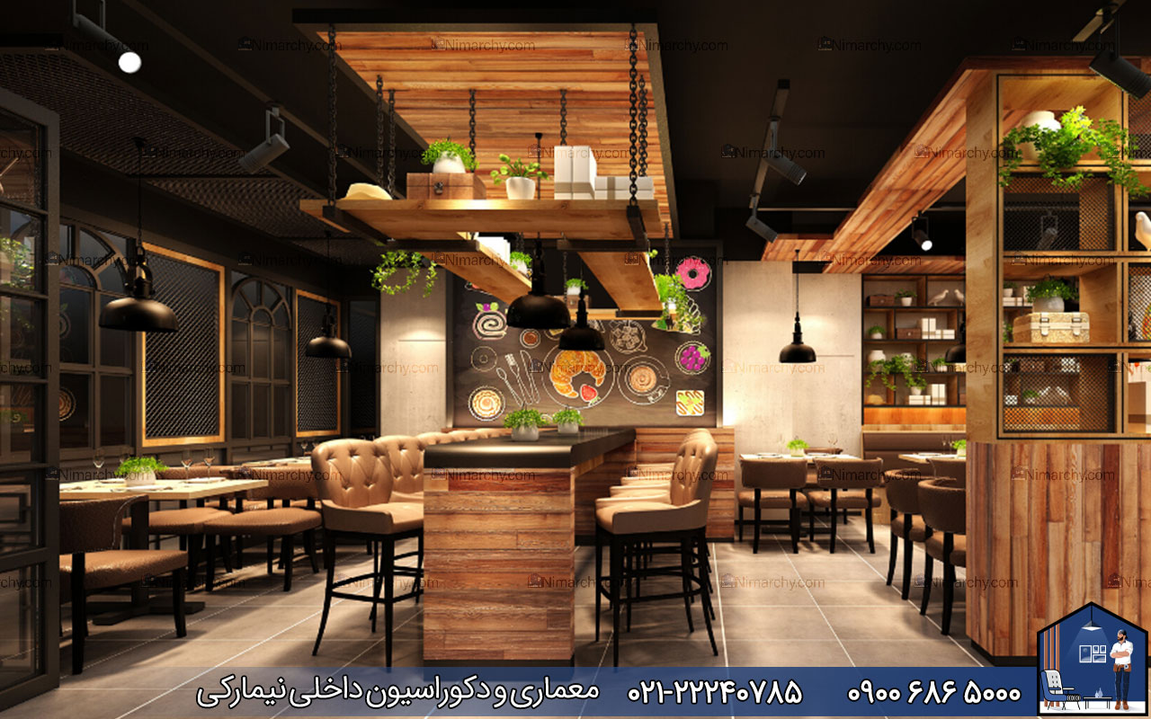 nimarchy.com - قیمت دکوراسیون داخلی فست فود