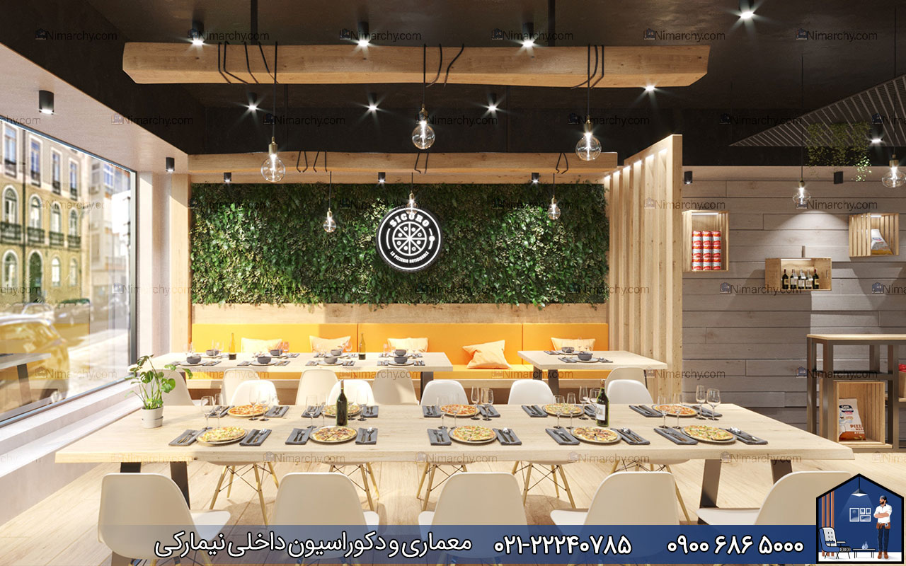 nimarchy.com - قیمت دکوراسیون داخلی فست فود