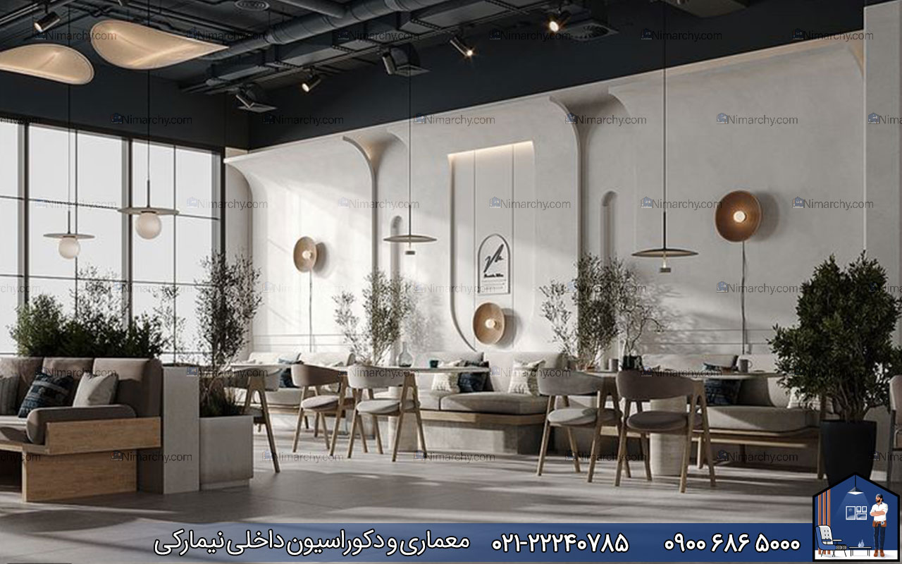 nimarchy.com - قیمت دکوراسیون داخلی فست فود