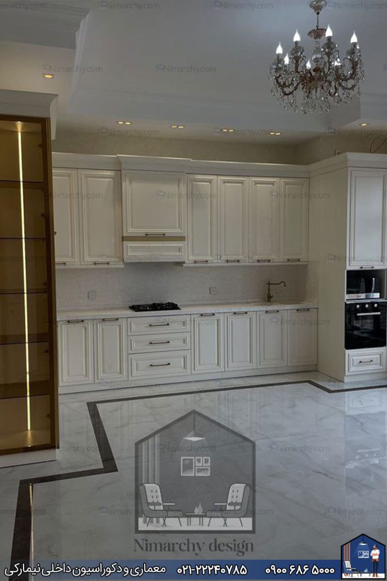 کابینت آشپزخانه نئوکلاسیک سیرجان