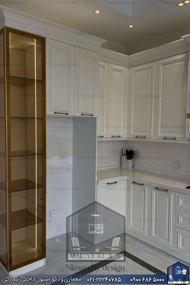 کابینت آشپزخانه نئوکلاسیک سیرجان