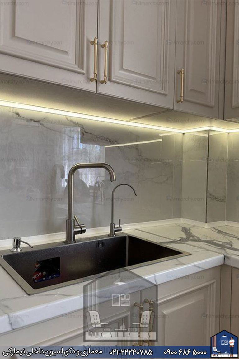 کابینت آشپزخانه نئوکلاسیک شهر سیرجان