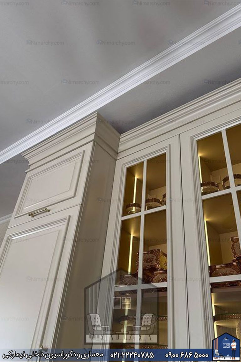 کابینت آشپزخانه نئوکلاسیک شهر سیرجان