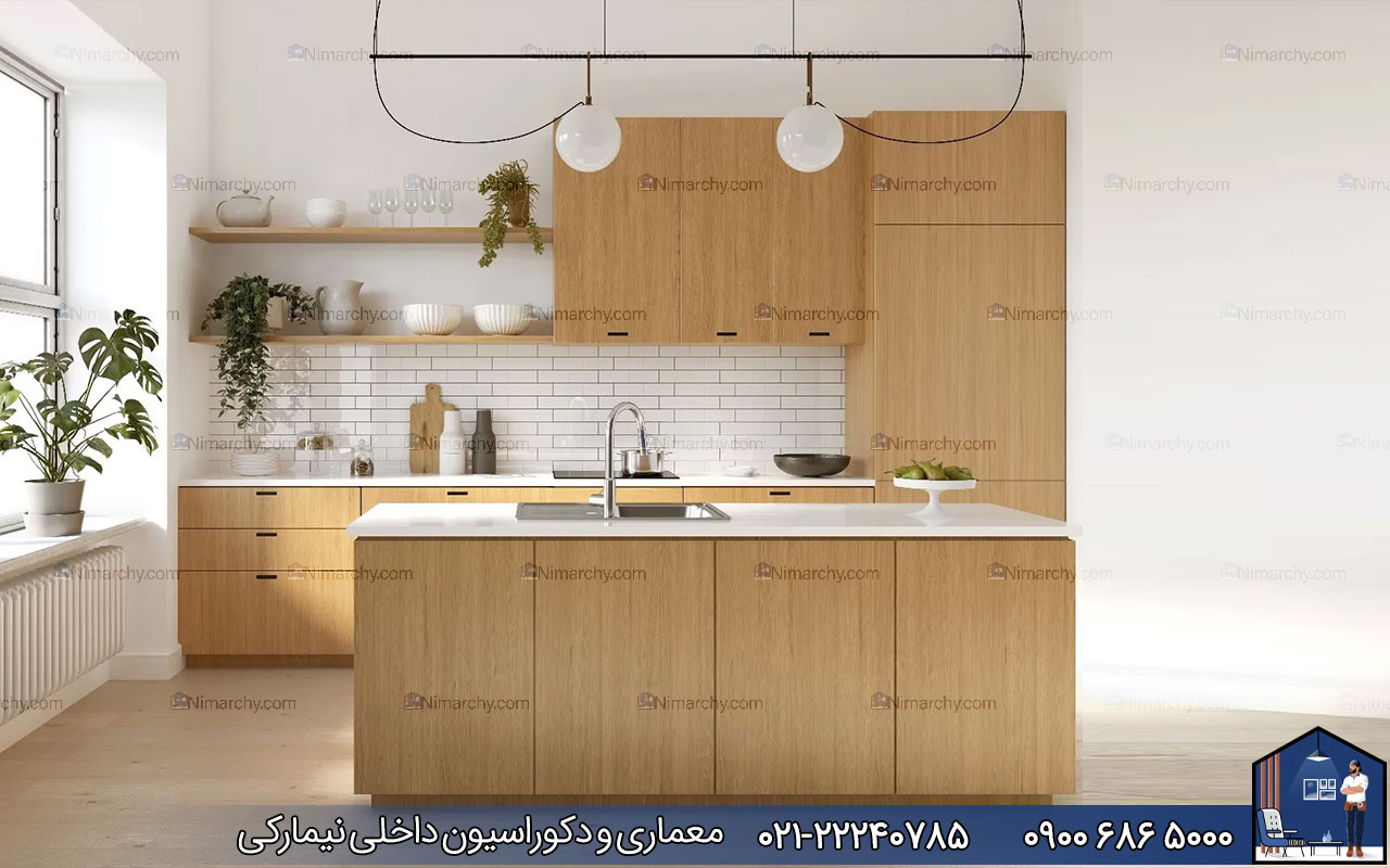 nimarchy.com - کابینت مدرن برای آشپزخانه کوچک