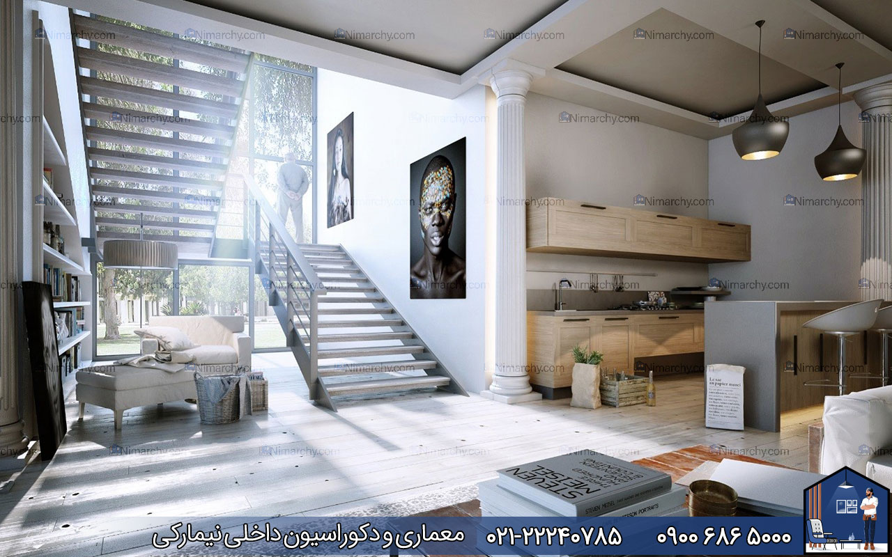 nimarchy.com - دکوراسیون داخلی باغ ویلا