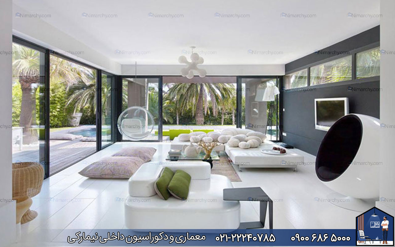 nimarchy.com - دکوراسیون داخلی باغ ویلا