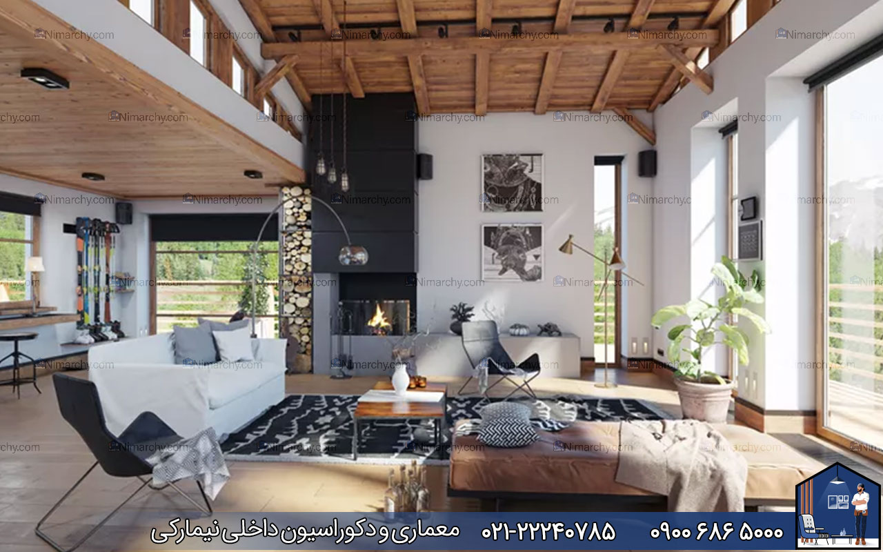 nimarchy.com - دکوراسیون داخلی باغ ویلا