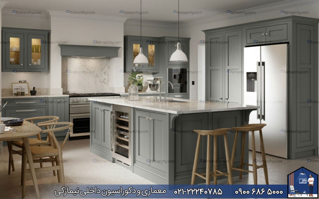nimarchy.com - رنگ کابینت نئوکلاسیک