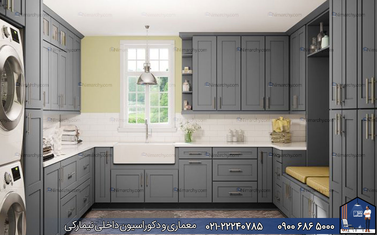 nimarchy.com - رنگ کابینت نئوکلاسیک