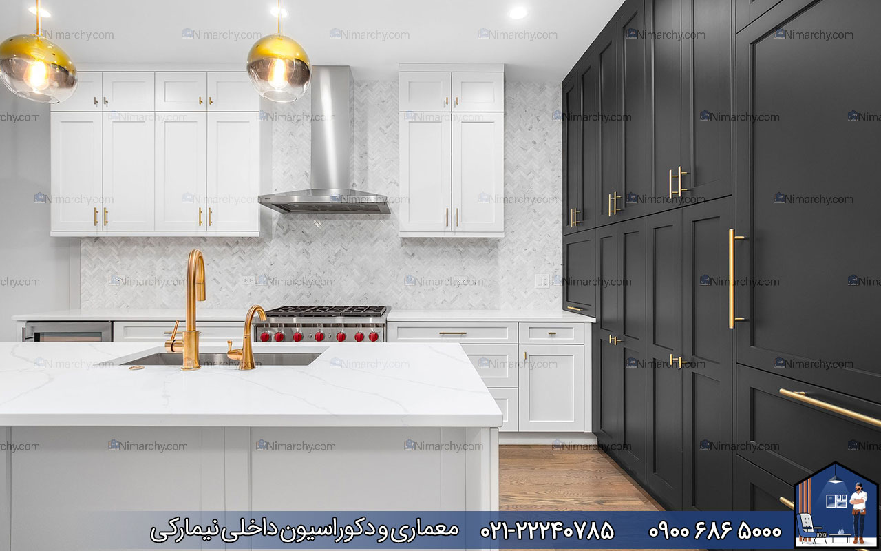 nimarchy.com - رنگ کابینت نئوکلاسیک