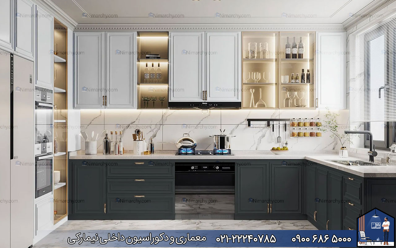 nimarchy.com - قیمت کابینت نئوکلاسیک
