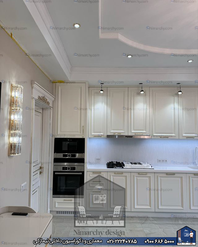 Nimarchy.com - دکوراسیون داخلی و کابینت آشپزخانه پلی اورتان پروژه نیمارکی