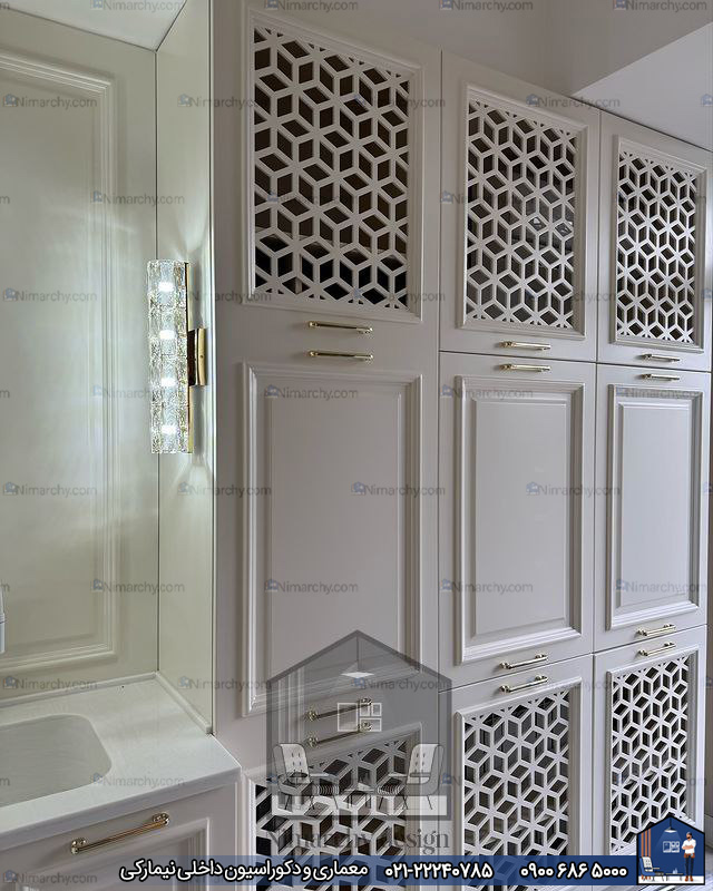 Nimarchy.com - دکوراسیون داخلی و کابینت آشپزخانه پلی اورتان پروژه نیمارکی