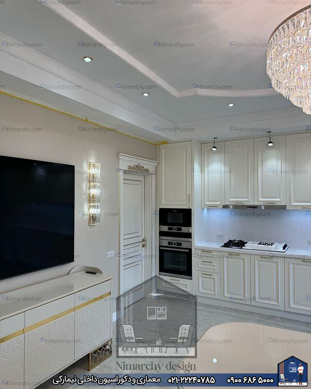 Nimarchy.com - دکوراسیون داخلی و کابینت آشپزخانه پلی اورتان پروژه نیمارکی