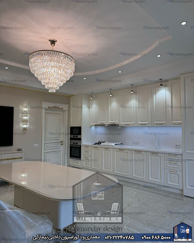 Nimarchy.com - دکوراسیون داخلی و کابینت آشپزخانه پلی اورتان پروژه نیمارکی