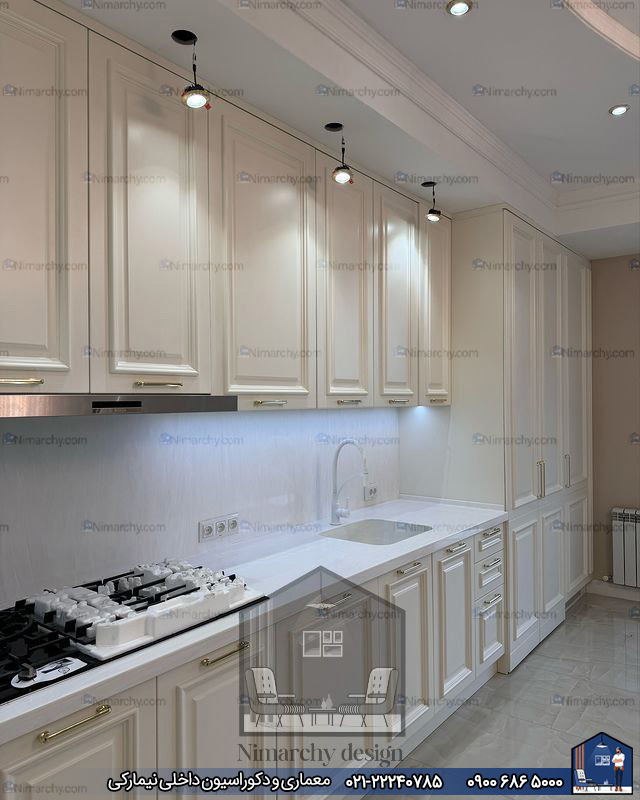 Nimarchy.com - دکوراسیون داخلی و کابینت آشپزخانه پلی اورتان پروژه نیمارکی