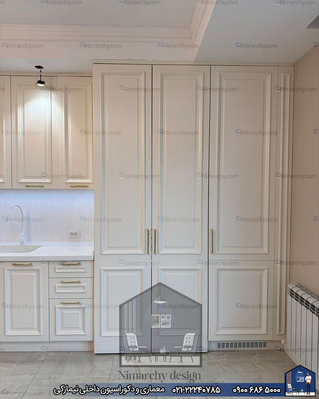 Nimarchy.com - دکوراسیون داخلی و کابینت آشپزخانه پلی اورتان پروژه نیمارکی