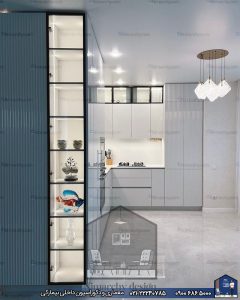 Nimarchy.com - کابینت آشپزخانه هایگلاس AGT پاسداران پروژه نیمارکی
