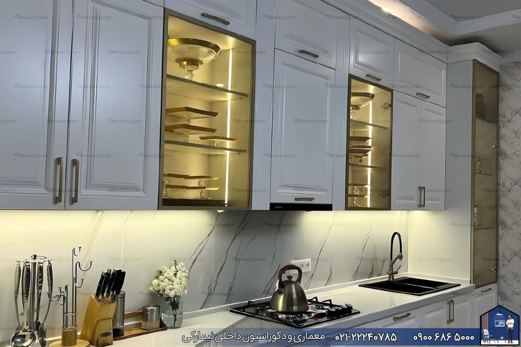 Nimarchy.com - کابینت نئوکلاسیک پلی اورتان قائم شهر