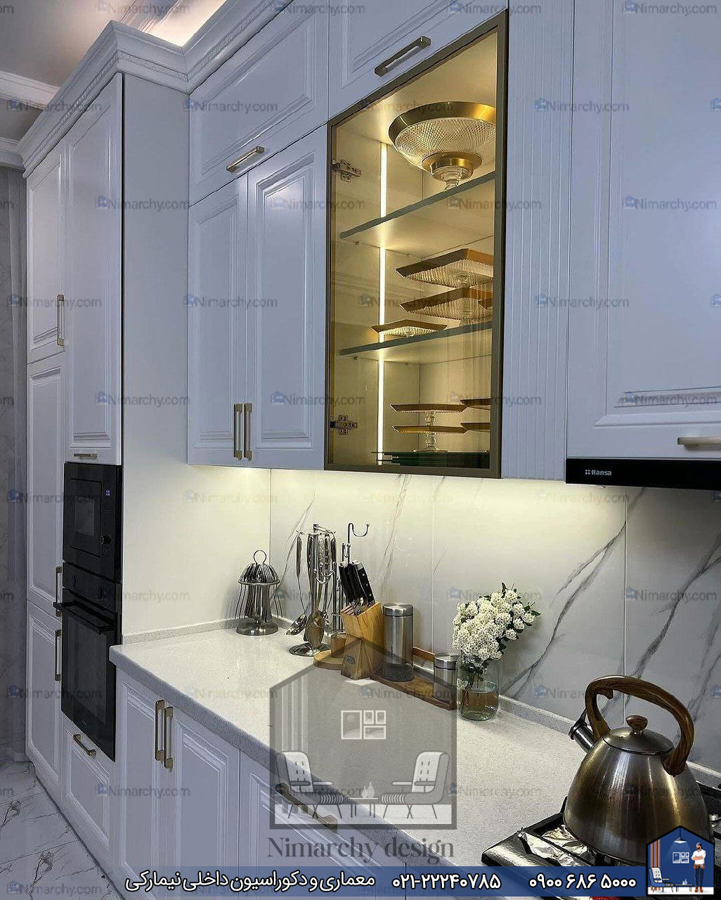 Nimarchy.com - کابینت نئوکلاسیک پلی اورتان قائم شهر