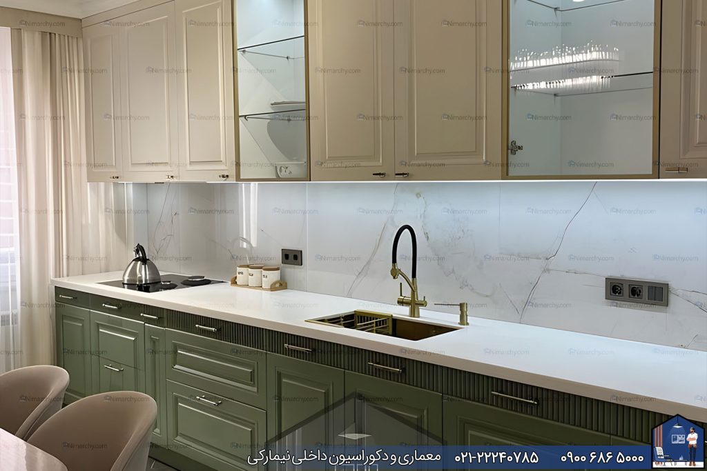 Nimarchy.com - کابینت نئوکلاسیک،رنگ پلی اورتان والرسای اسپانیا