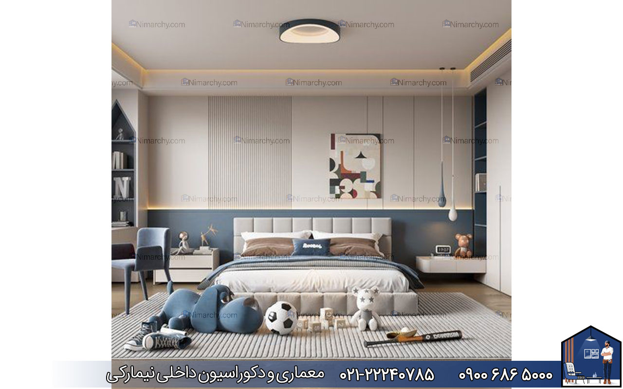 nimarchy.com - دکوراسیون داخلی اتاق خواب پسرانه