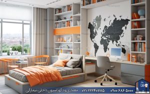 nimarchy.com - دکوراسیون داخلی اتاق خواب پسرانه