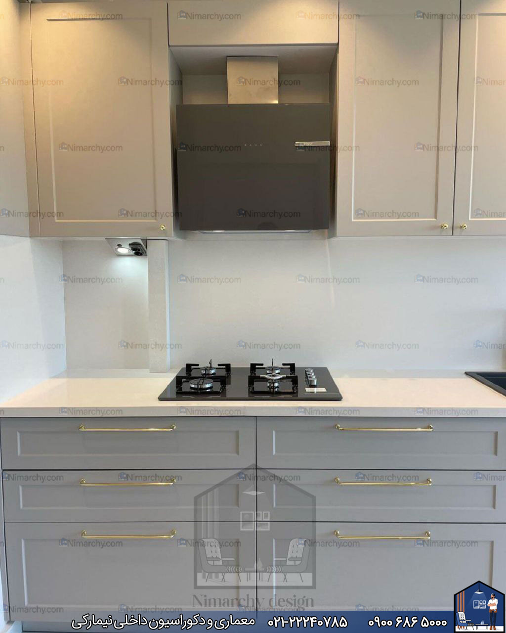 Nimarchy.com -  کابینت نئوکلاسیک پروژه اوین