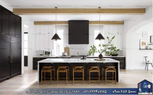 nimarchy.com - کابینت نئوکلاسیک سفید مشکی