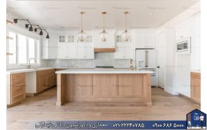 nimarchy.com - کابینت نئوکلاسیک سفید و چوب