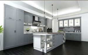 nimarchy.com - کابینت نئوکلاسیک طوسی