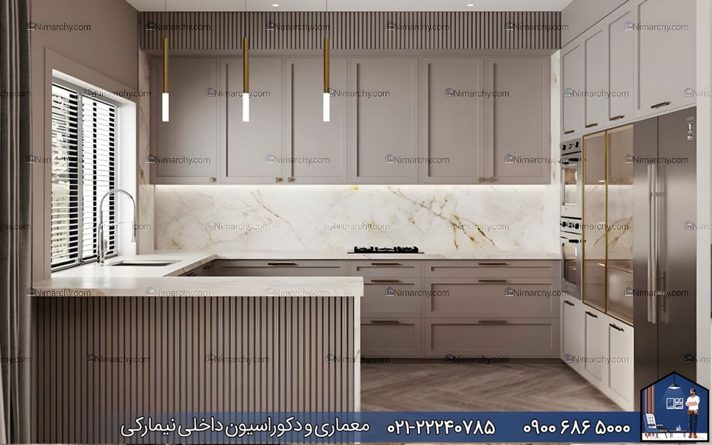 nimarchy.com - کابینت نئوکلاسیک نسکافه ای