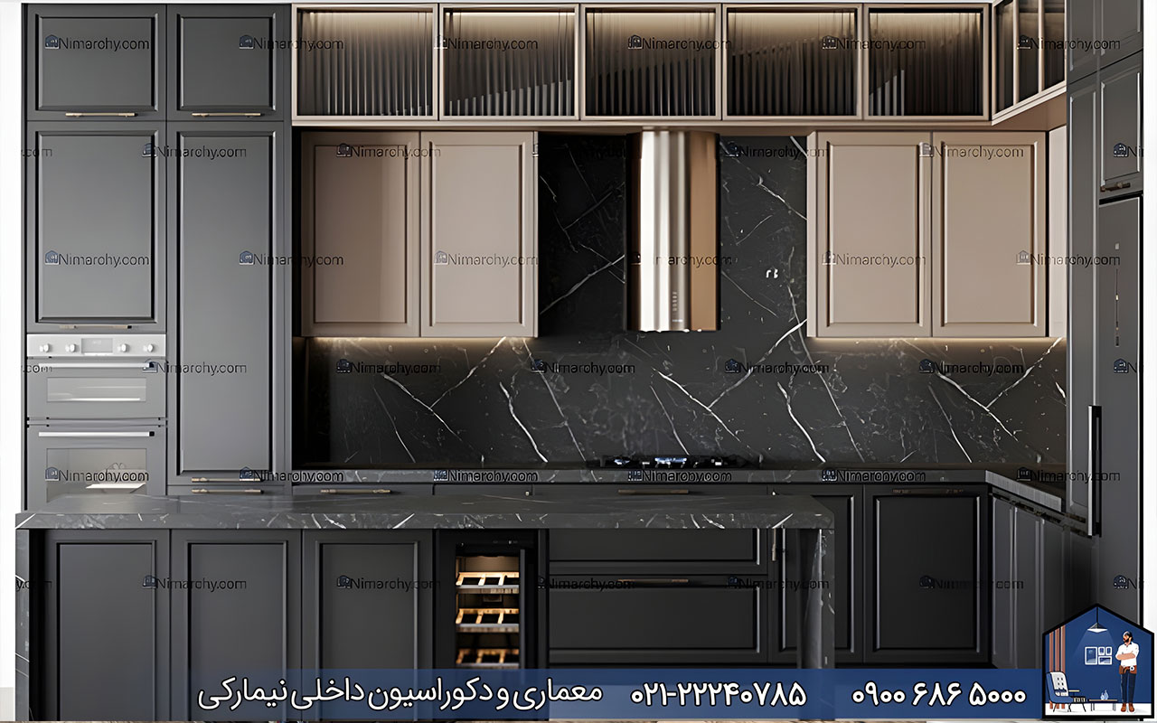 nimarchy.com - کابینت نئوکلاسیک نسکافه ای