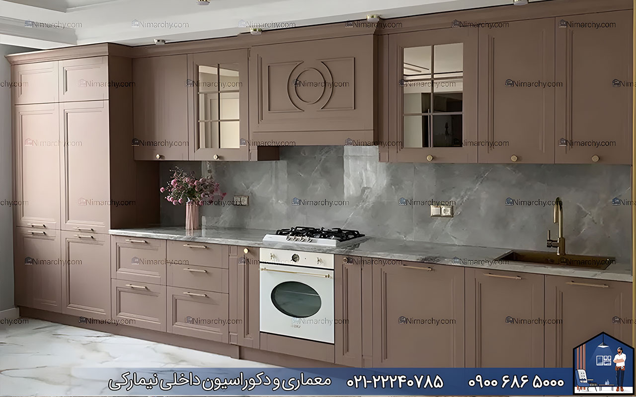 nimarchy.com - کابینت نئوکلاسیک نسکافه ای