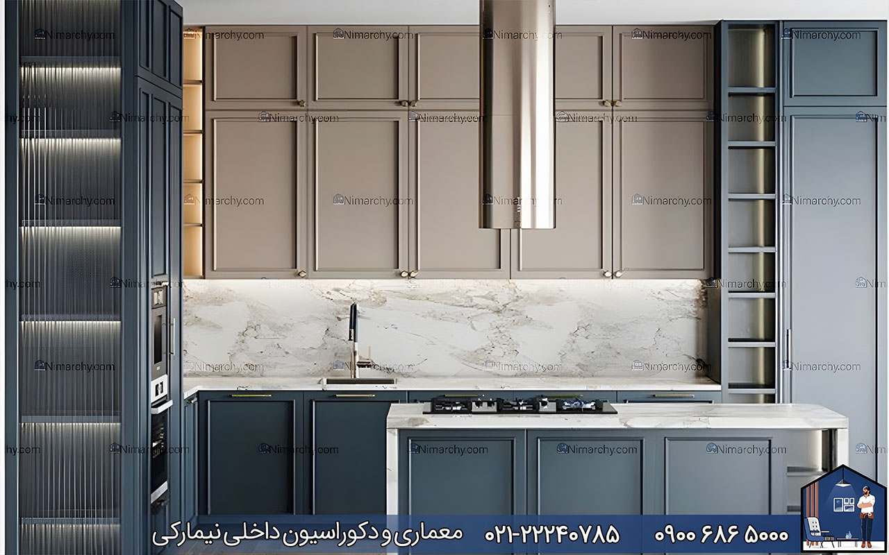 nimarchy.com - کابینت نئوکلاسیک نسکافه ای