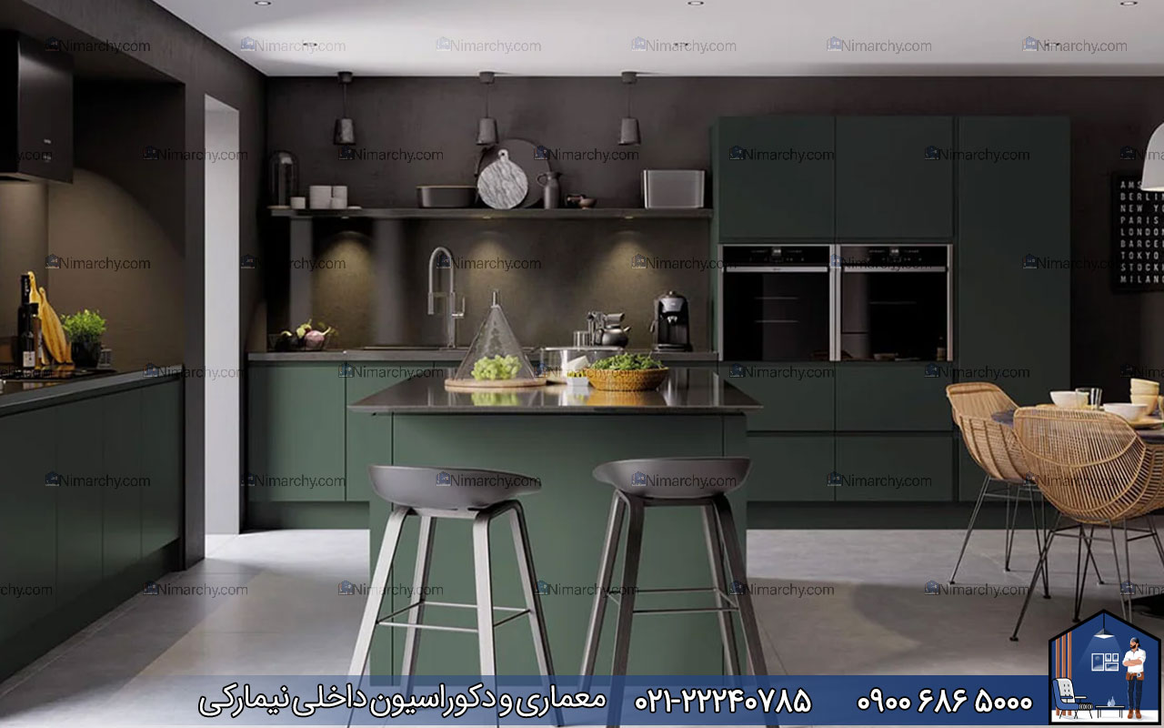 nimarchy.com - کابینت پلی اورتان سبز