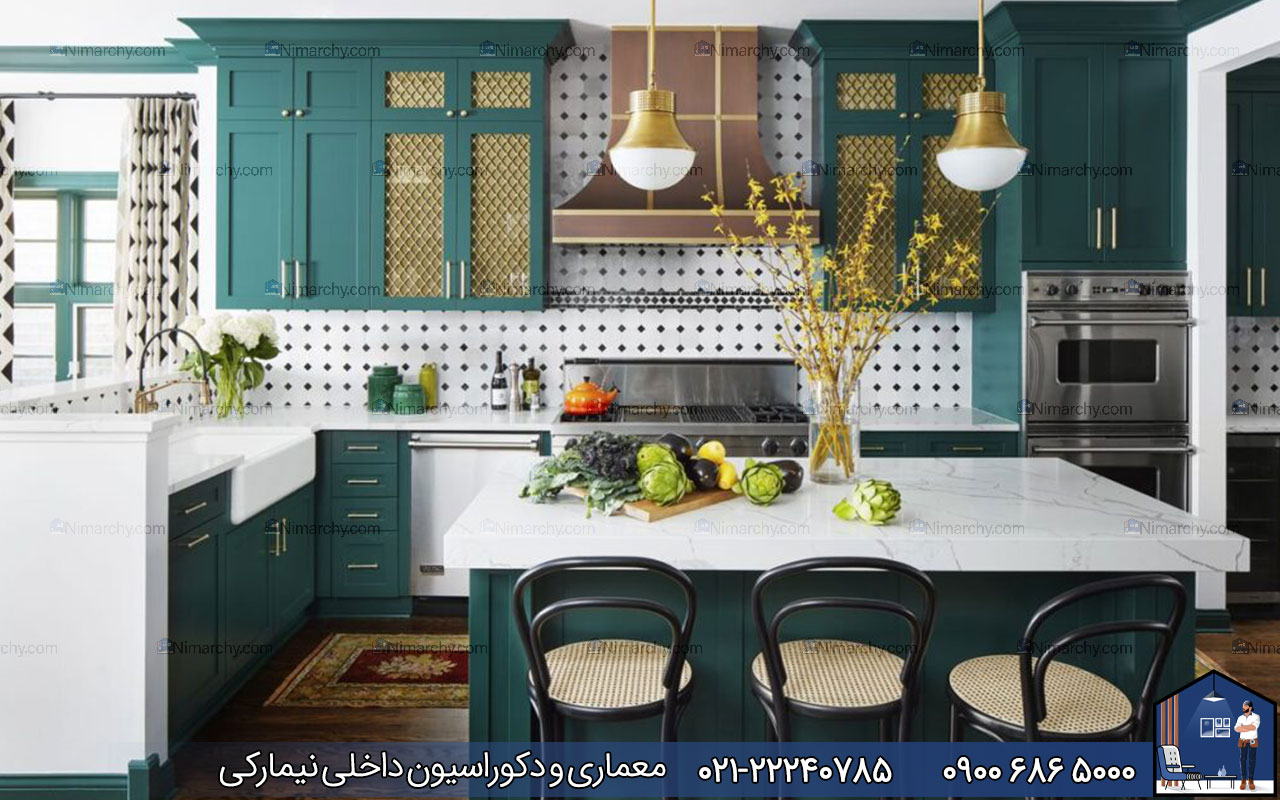 nimarchy.com - کابینت پلی اورتان سبز